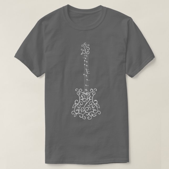 Camiseta Guitarra, Violão, Mandala507 (Frente do Design)