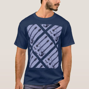 Camiseta guitarras acústicas / música