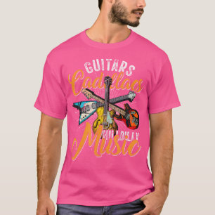 Camiseta Guitarras Cadillacs Música Hillbilly - Canções Cou
