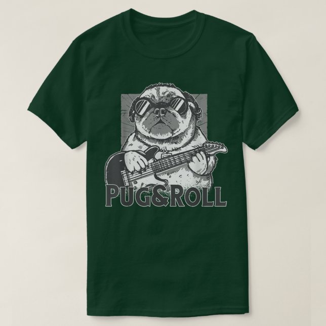 Camiseta Guitarras de pãozinho e rolo (Frente do Design)