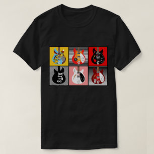 Camiseta Guitarras elétricas do modô de pop