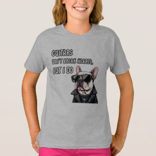 Camiseta Guitarras não quebram corações, mas eu quebro