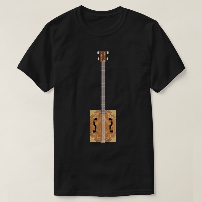 Camiseta Guitarras para caixas de cigarros 4 (Frente do Design)