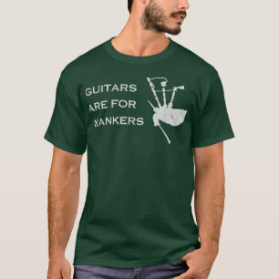 Camiseta Guitarras São Para CaçadoresBagpiper Funny 1548