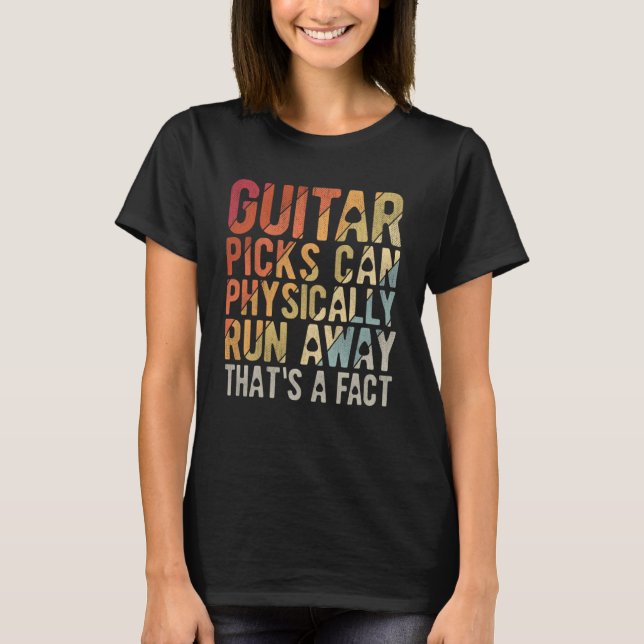 Camiseta Guitarrista Acústico Para Guitarrista Musical 1 (Frente)