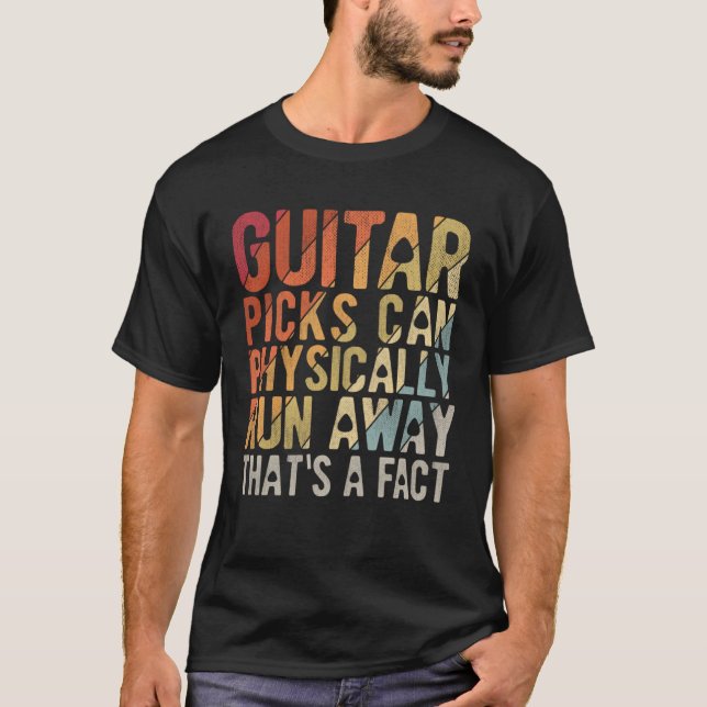 Camiseta Guitarrista Acústico Para Guitarrista Musical 1 (Frente)