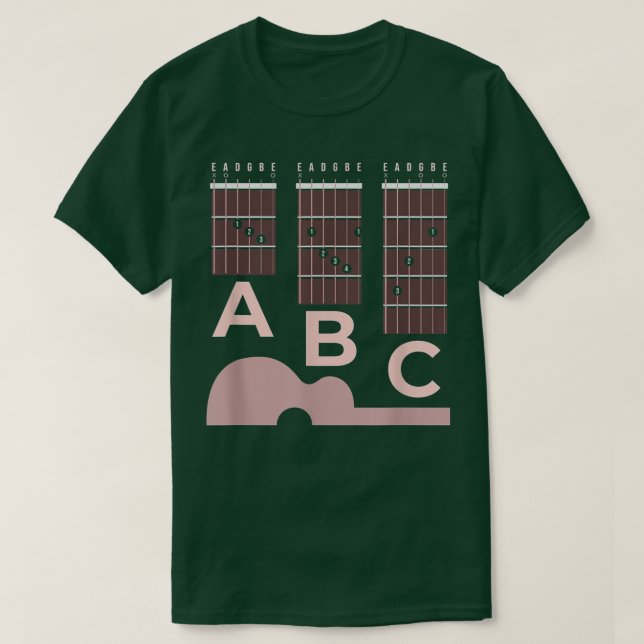 Camiseta Guitarrista Aprenda A Tocar Violão Estudante (Frente do Design)