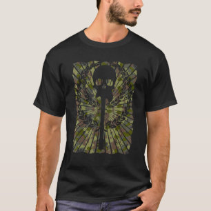 Camiseta Guitarrista Baixista Músico Rock Hardcore Música F