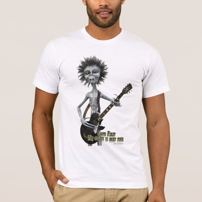 Camiseta Guitarrista cinza (Frente)