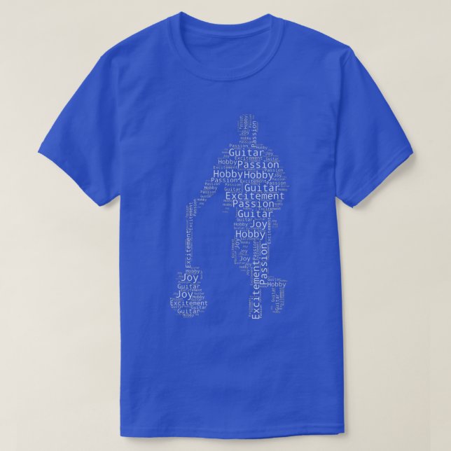 Camiseta Guitarrista Clássico das Mulheres (Frente do Design)