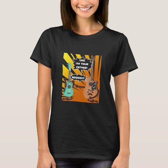 Camiseta Guitarrista Como Sou Seu Pai Aniversário (Frente)