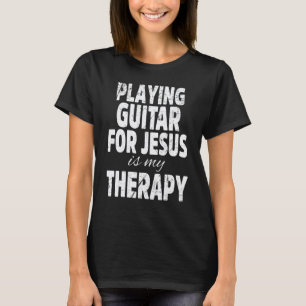 Camiseta Guitarrista Cristão Igreja Adoração Tocador de Gui