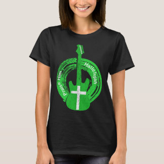 Camiseta Guitarrista da Equipe de Louvor Hallelujah Guitarr