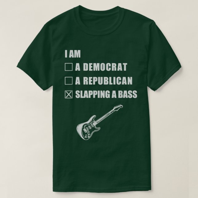 Camiseta Guitarrista De BassMusic Bass (Frente do Design)