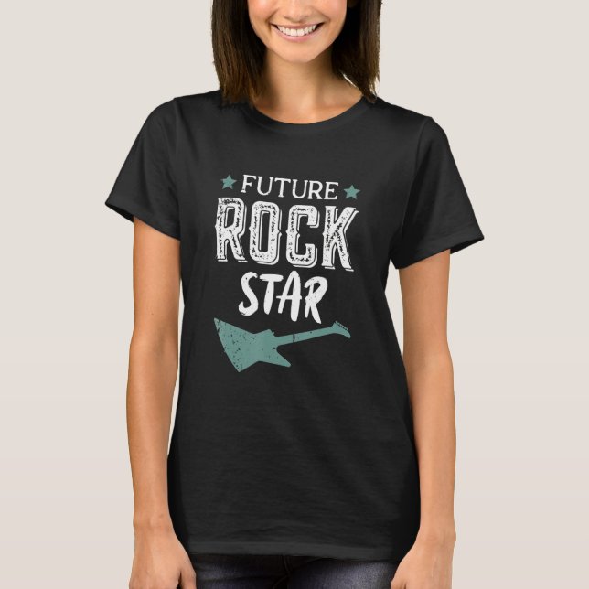 Camiseta Guitarrista de Rock do Futuro (Frente)