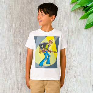 Camiseta Guitarrista de Rock Músico Estilo 70