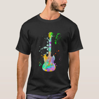 Camiseta Guitarrista de Tinta Elétrica
