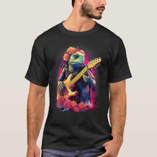 Camiseta Guitarrista do Mar de Punk Rock
