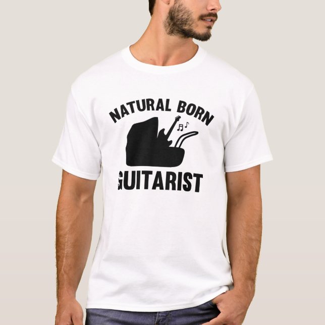 Camiseta Guitarrista do Nascer Natural (Frente)