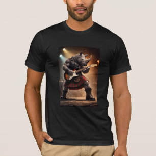 Camiseta Guitarrista do Rhino de Kilt Fazendo um Show Sensa
