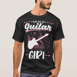 Camiseta Guitarrista Elétrica De Guitarra Louca