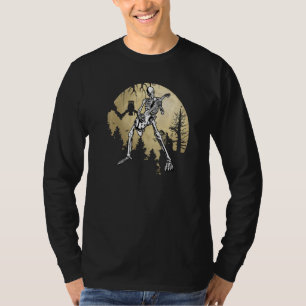 Camiseta Guitarrista Engraçado Skeleton Tocando guitarra Ha