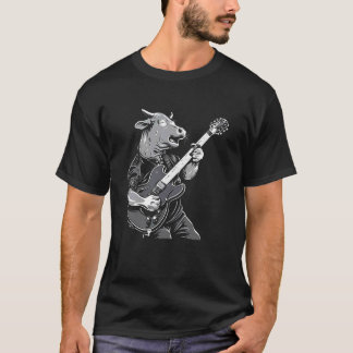 Camiseta Guitarrista Guitarra - Criador Pecuarista Suíço Ma