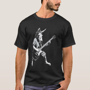 Camiseta Guitarrista Guitarra - Tocador de Guitarra Burro P
