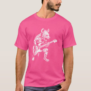 Camiseta Guitarrista Guitarra - Tocador de Guitarra Hiena P