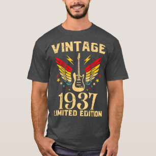 Camiseta Guitarrista Guitarrista de 85 Anos de Idade
