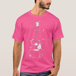Camiseta Guitarrista Guitarrista Musical Mens S