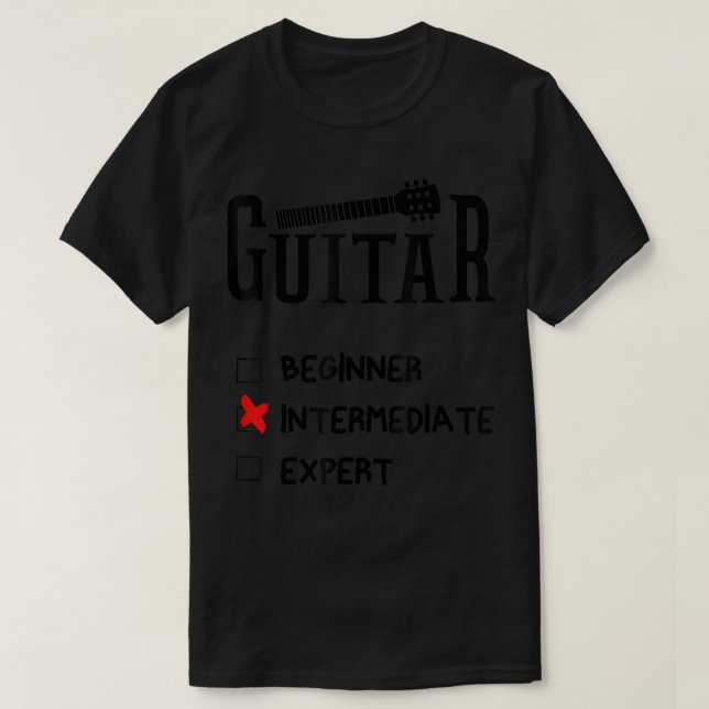 Camiseta Guitarrista Intermediário (Frente do Design)