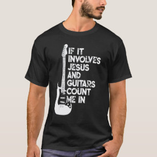 Camiseta Guitarrista Jesus Igreja Adoração Guitarrista Chri