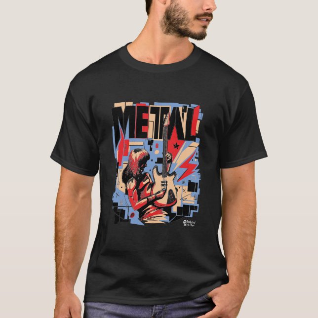 Camiseta Guitarrista Metal (Frente)