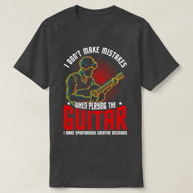 Camiseta Guitarrista Musical cita Violão (Frente do Design)