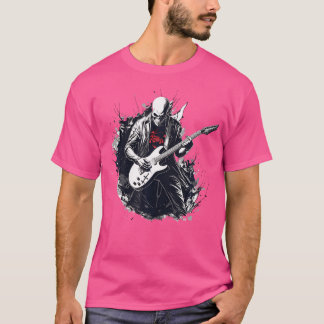 Camiseta Guitarrista-Músico E-Guitarra Acústica-Violão Elei