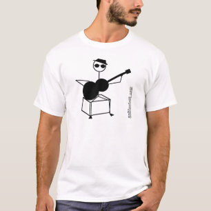 Camiseta Guitarrista na cadeira