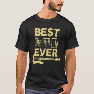 Camiseta Guitarrista Pai Melhor Pai de Todos Acordes Violão
