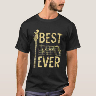 Camiseta Guitarrista Pai Melhor Pai de Todos DAD Acorde Gu