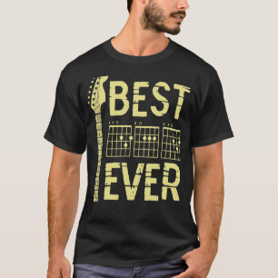Camiseta Guitarrista Pai Melhor Pai do Mundo D A D Acorde