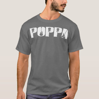 Camiseta Guitarrista Poppa Engraçado Música Violão Pais D