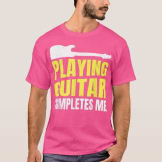 Camiseta Guitarrista Tocando Violão Completa-Me