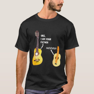 Camiseta Guitarrista - Uke, Sou Seu Pai Engraçado Ukulele G