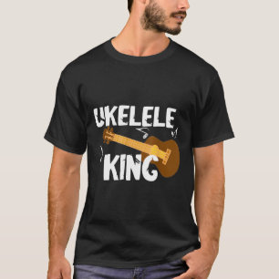 Camiseta Guitarrista - Ukelele King Guitarista Uke Inst