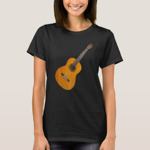 Camiseta Guitarristas de Guitarra Acústica Clássica Músico 