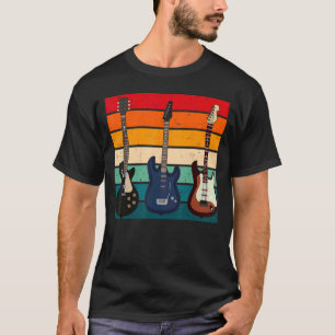 Camiseta Guitarristas legal Homens Mulheres Vintage Gui Acú