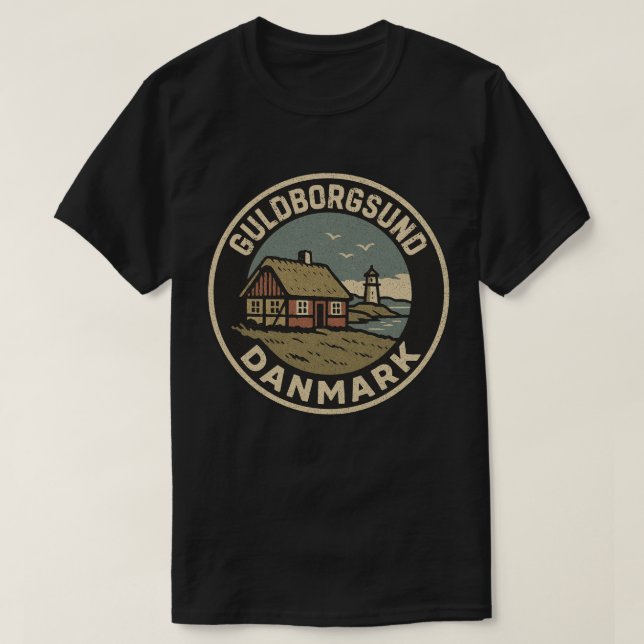 Camiseta Guldborgsund, Dinamarca  (Frente do Design)