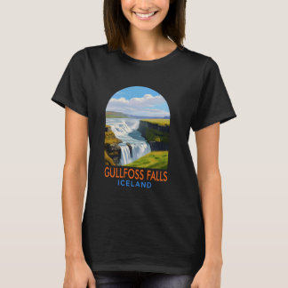 Camiseta Gullfoss Falls Viagem Adventure Trip Gullfoss Fall