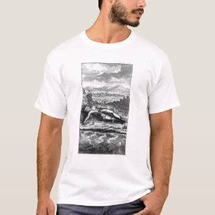 Camiseta Gulliver capturou pelos Lilliputians