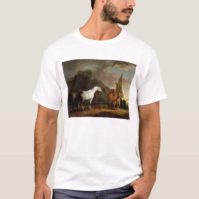 Camiseta Gulliver que toma sua licença final da terra do (Frente)